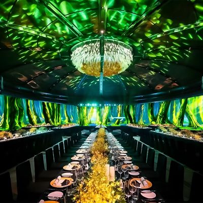 Bon prix Projecteur d' hologrammes interactif murale Restaurant immersif 5200 lumens en ligne