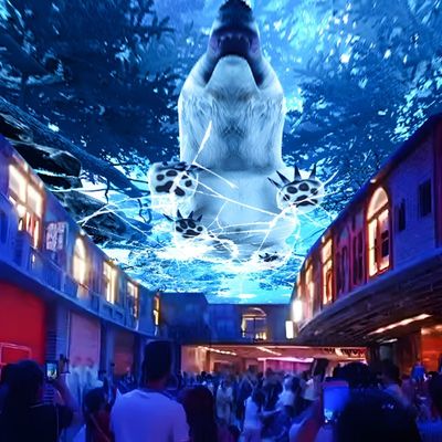 Bon prix 10000 lumens Projection interactive 3D Écran du ciel Dîner immersif en ligne