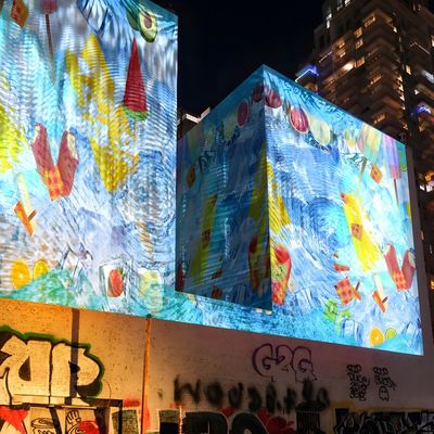 Bon prix Grande carte 3D extérieure de projet de bâtiment Hologramme de projection 3D Projecteur vidéo en ligne
