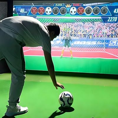 Bon prix Jeux intérieurs Gardien de but robot Jeu de tir Interactif intelligent Football en ligne
