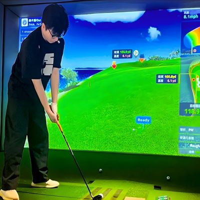 Bon prix Sports réalistes Simulateur de golf Ar Simulateur de golf interactif en ligne
