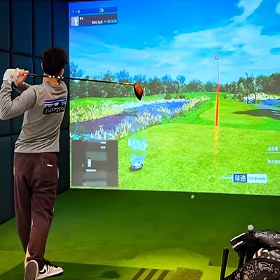 Bon prix Sports réalistes Simulateur de golf Ar Simulateur de golf interactif en ligne