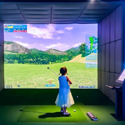 Bon prix Machine de jeu en intérieur de parc coloré Entraînement au golf VR Machine de jeu Boules de golf en ligne