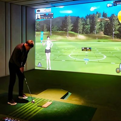 Bon prix Simulateur de golf de loisirs projection interactive Ar Simulateur de golf pour centre de jeu intérieur en ligne