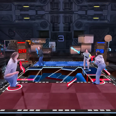 Bon prix Jeux de projecteur interactif AR Épée laser Duel salle de jeux immersive en ligne
