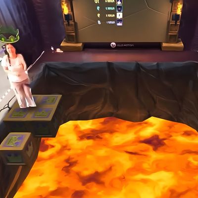 Bon prix Jeux sociaux VR Arena Floor Is Lava Jeu de projecteur interactif MR AR Equipement en ligne