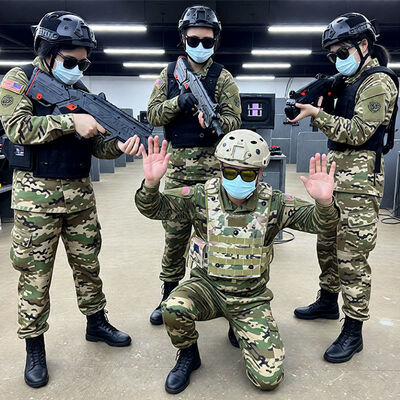 Bon prix Équipement de balise laser commercial tout-en-un: armes et gilets multijoueurs sans fil (compatibles à l'intérieur et à l'extérieur) en ligne