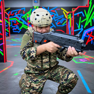 Bon prix Système de balise laser commercial pour tous les âges - Set de combat sans fil intérieur / extérieur avec arme à feu, gilet et capteur intelligent en ligne