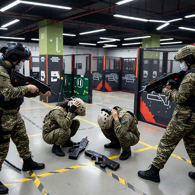 Bon prix Nouveau design de pistolets laser à étiquette ¢ meilleur prix pour les arènes intérieures / extérieures en ligne