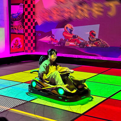 Bon prix Centre d'amusement familial Interactif Go-Kart Jeu de course pour enfants Karting électrique avec des effets visuels immersifs en ligne