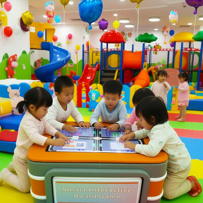 qualité 38.2" Table de jeu interactive large pour 4 joueurs avec tableau multi-touch et écran d'animation pédagogique usine