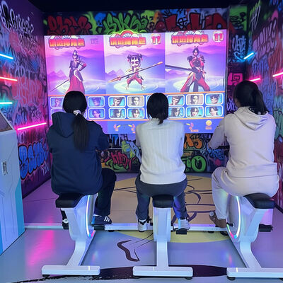 Qualité Système de cyclisme interactif immersif Vélo de projection interactif intelligent pour salles de sport, zones pour enfants et centres commerciaux usine