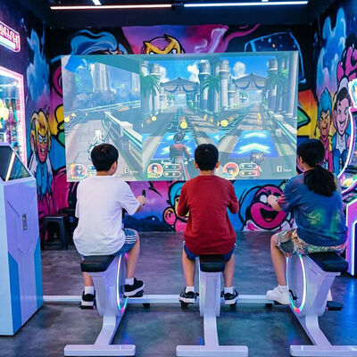 Bon prix Bicycle métallique interactif Équipement de projection de sports intérieurs et extérieurs Projection de scènes d'exercice physique en ligne