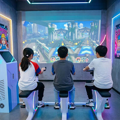 Bon prix Simulateur de vélo à projection intelligente conçu pour les centres de fitness, les centres de loisirs familiaux et les espaces publics en ligne