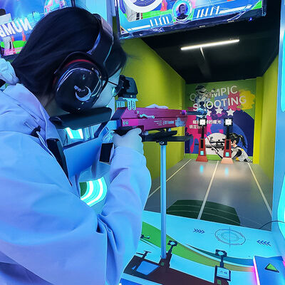 Bon prix Machine d'arcade de tir commerciale intérieure à monnayeur avec simulation de tir olympique pour plusieurs joueurs en ligne