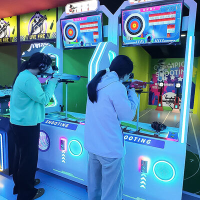 Bon prix Produits de tendance Centres commerciaux intérieurs Monnaie opérée pour adultes Red Dot Simulateur de tir Machine de jeu de tir Métal en ligne