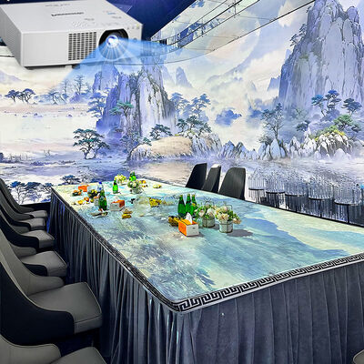 Bon prix Projecteur d'hologramme 5200 lumens avec résolution 1920*1200 et 1-20 canaux pour une expérience de restauration immersive en ligne