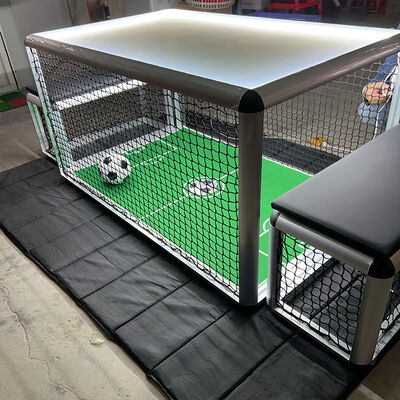 Qualité Certification de qualité Table de sous-soccer jeu de Football à 2 joueurs avec chaise en alliage de titane et taille 128 cm x 81 cm x 68 cm usine