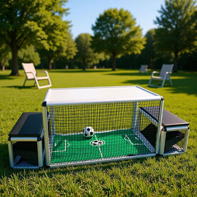 Bon prix Table d'arcade de football pour enfants de qualité commerciale pour 2 joueurs avec des bords de sécurité arrondis conçus pour une utilisation quotidienne intensive en ligne