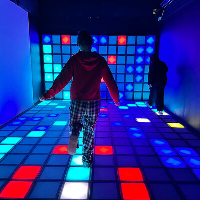 Bon prix Plancher LED interactif RGB de 30x30 cm avec 1000 niveaux pour les enfants et le divertissement en ligne