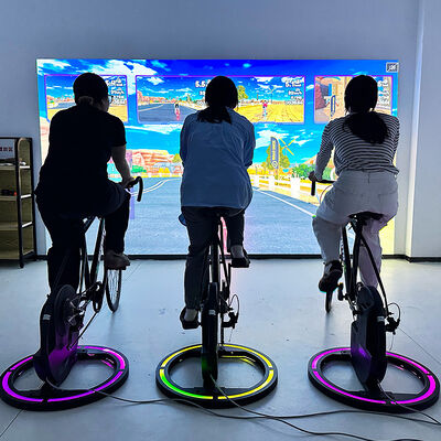 Bon prix Vélo de projection interactive avec une luminosité de 3500 lumens, une résolution de 1280*800 et 3 modes de jeu pour un exercice immersif en ligne