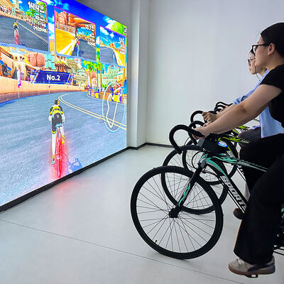 Bon prix Vélo de projection interactif avec une luminosité de 3 500 lumens et une résolution de 1 280 x 800 pour les centres de jeux et les gymnases avec 1 an de garantie en ligne