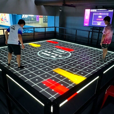 Qualité Console de jeu interactive au sol à LED Aurora Motion avec 8 modes sportifs pour centres commerciaux usine