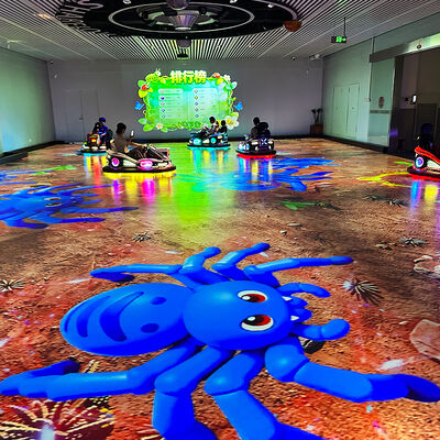 Qualité Système de kart à projection interactive avec projecteurs de 6000 lumens, 8 jeux intégrés et espace personnalisé pour terrains de jeux intérieurs Usine